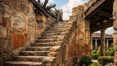 Pompei, la scala che portava nel vuoto e la ricostruzione 3D che cambia tutto