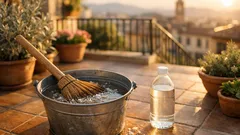 Come pulire la scopa con sale grosso e aceto bianco e dire addio all’odore di umido