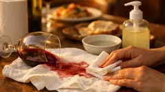 Come togliere le macchie di vino rosso dai tessuti: il metodo rapido che funziona davvero