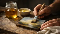 Vernice fai-da-te con olio di lino: ricetta facile per finire quadri e lavori manuali