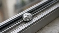 Binari delle finestre puliti in 5 mosse: il trucco della pallina di carta alluminio