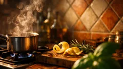 Bucce di limone, basilico e rosmarino: il trucco naturale per profumare casa in pochi minuti